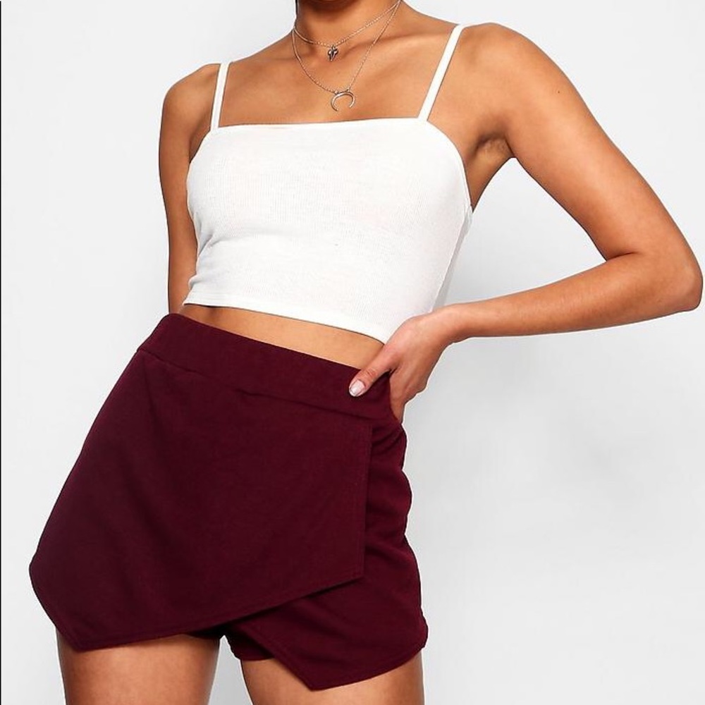 Boohoo Ponte Skort